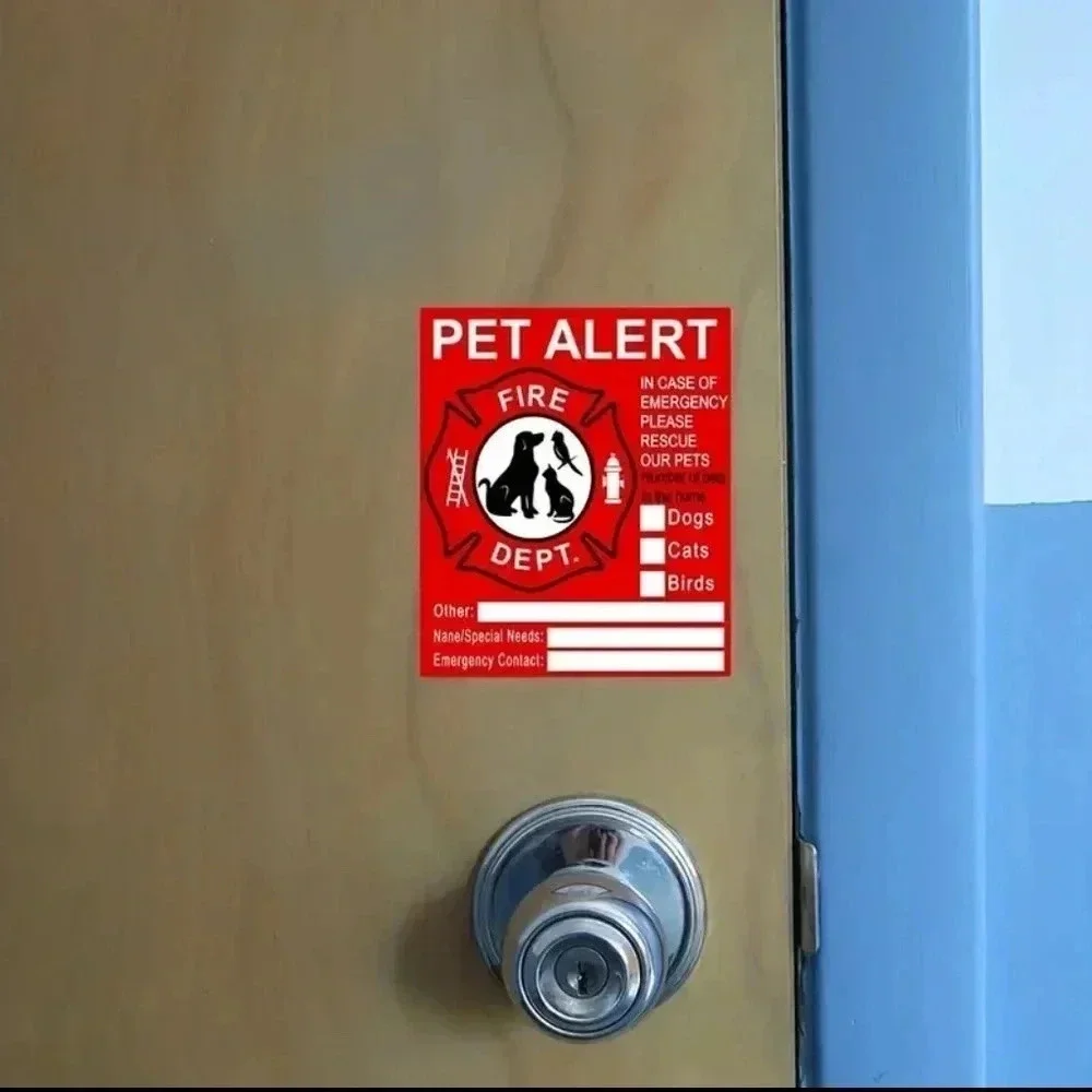 Pet Alert First Responder Alert Sticker - Picture 3 of 5